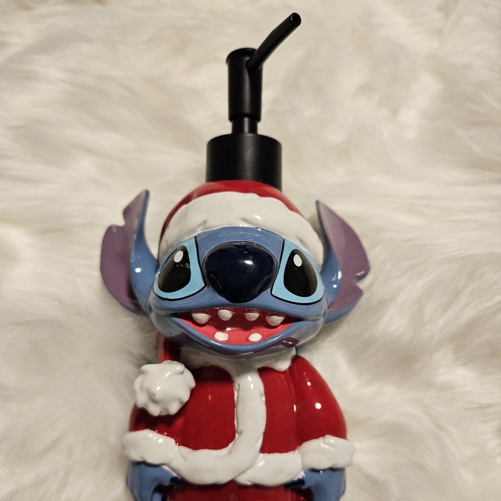 Disney Christmas Santa Stitch Soap Dispenser Lilo & Stitch